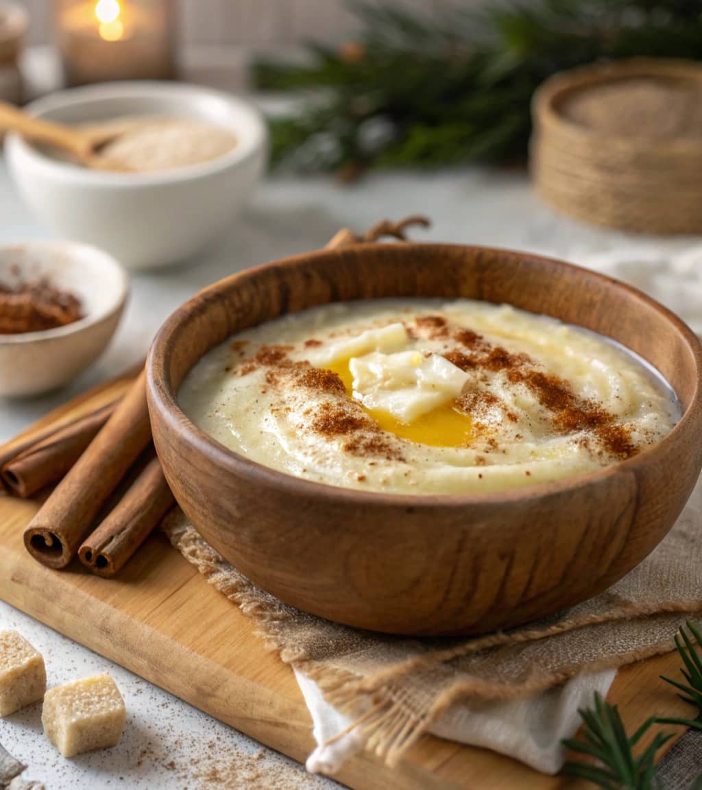 creamy-vegan-sour-cream-porridge-in-a-rustic-bowl-