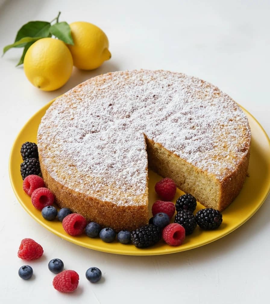 sitronkake-olivenolje