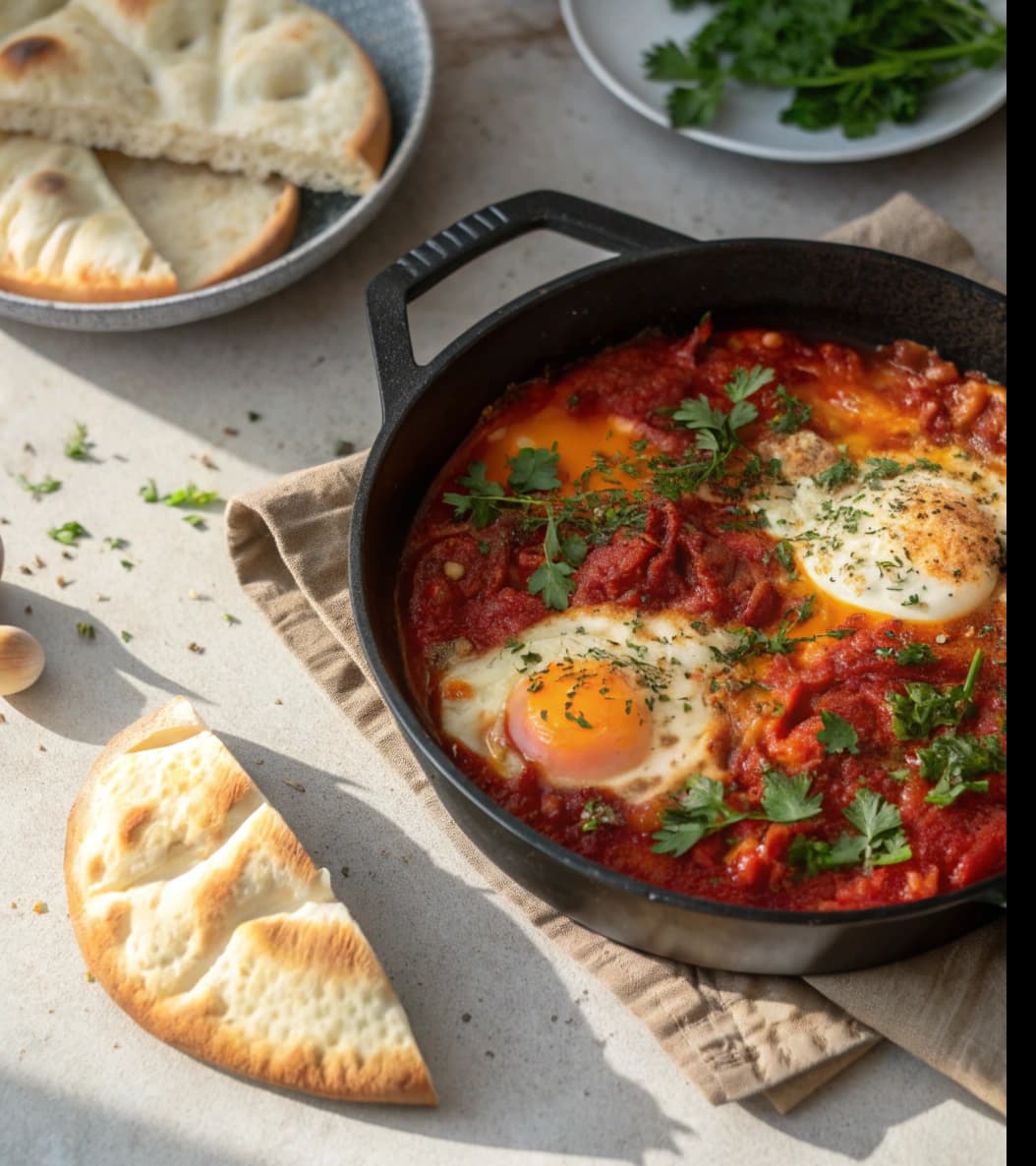 a-rustic-middle-eastern-shakshuka-in-a-black-cast-
