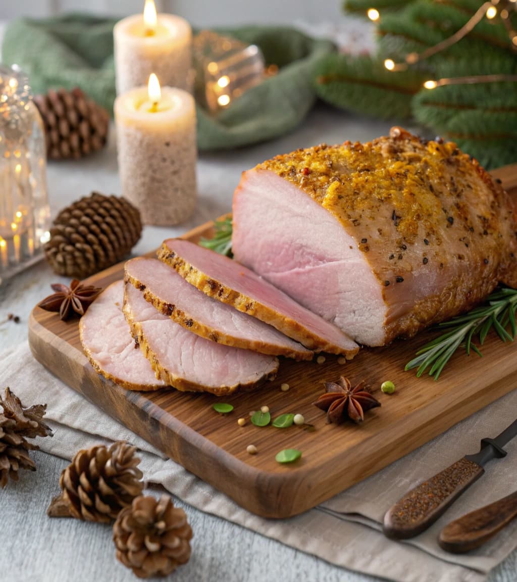 traditional-swedish-christmas-ham-with-golden-must