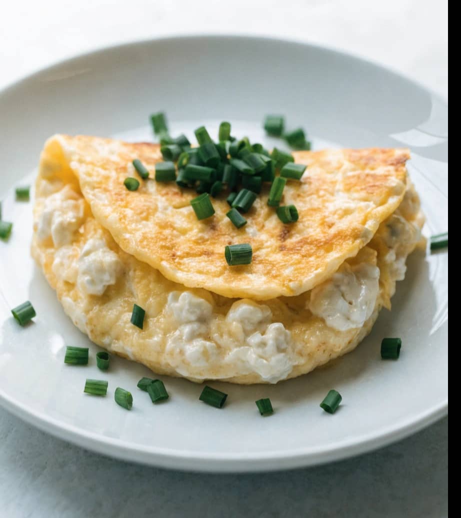 high-protein-cottage-cheese-omelette-folded-in-hal