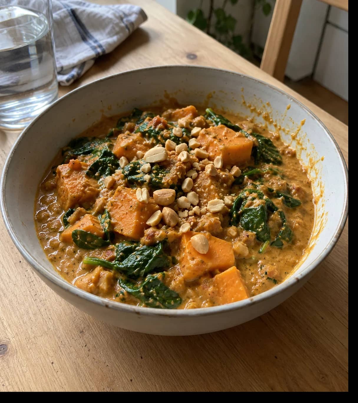 Rustic Sweet Potato Peanut Curry