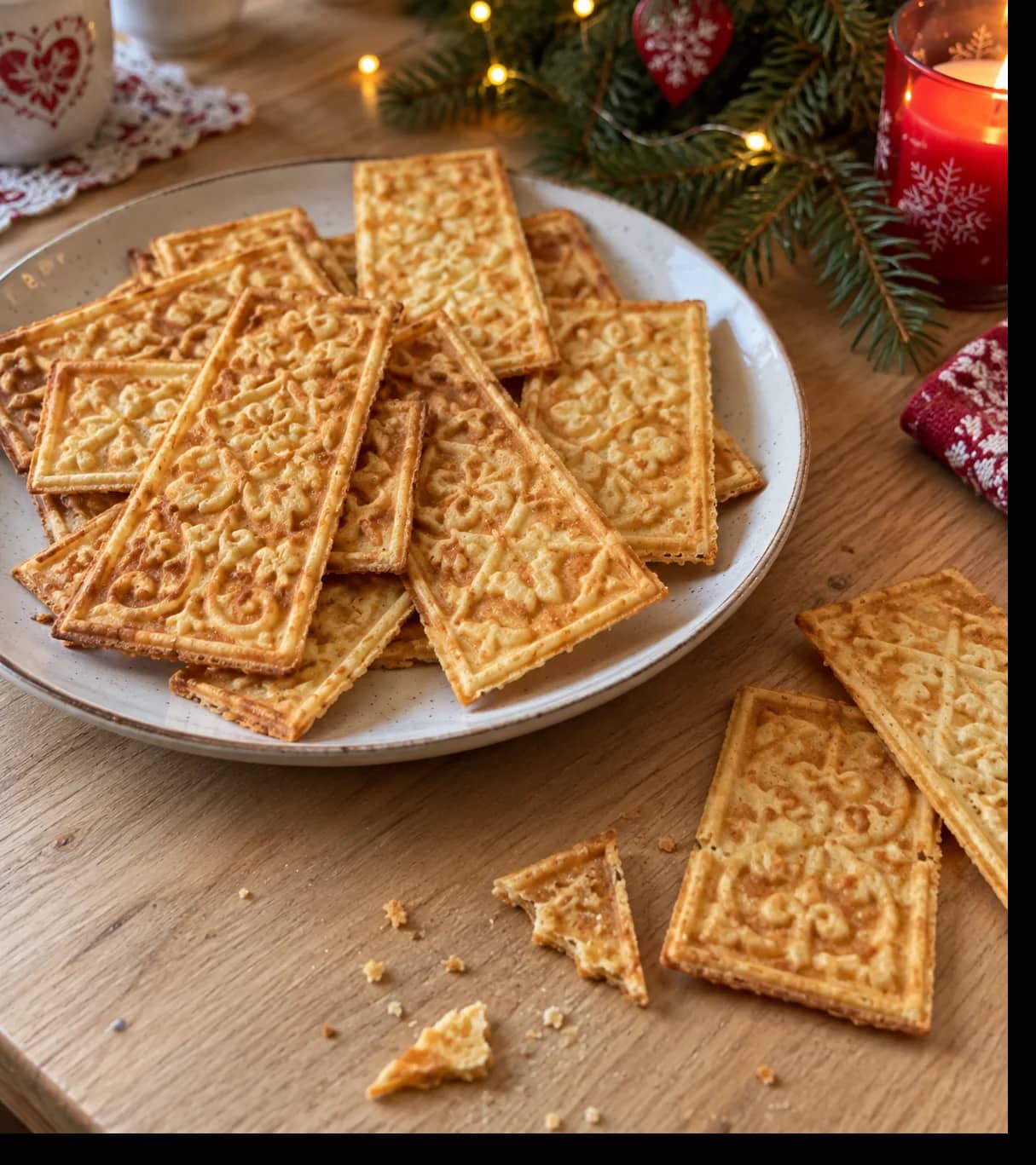 Cozy Scandinavian Christmas Cookie Table
