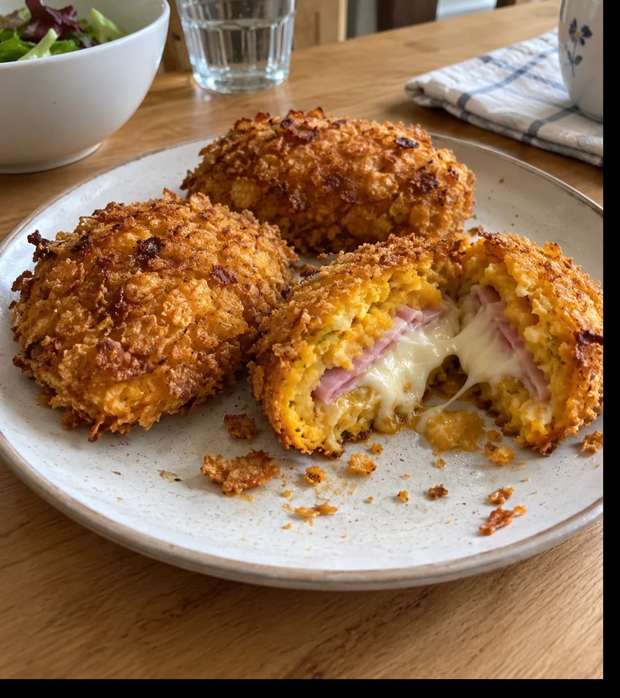 Golden Ham and Cheese Croquettes