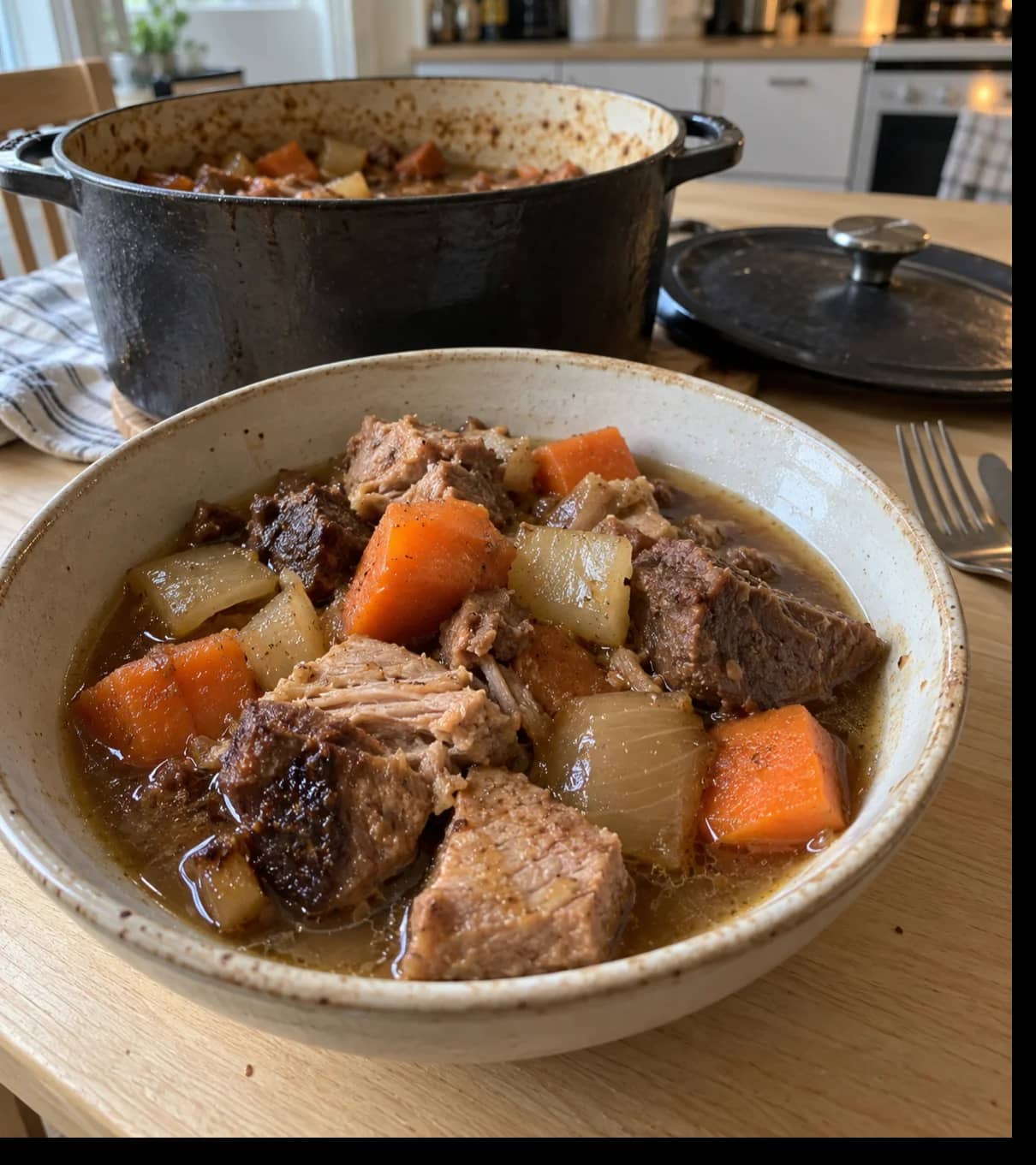 Rustic Beef Stew Supper
