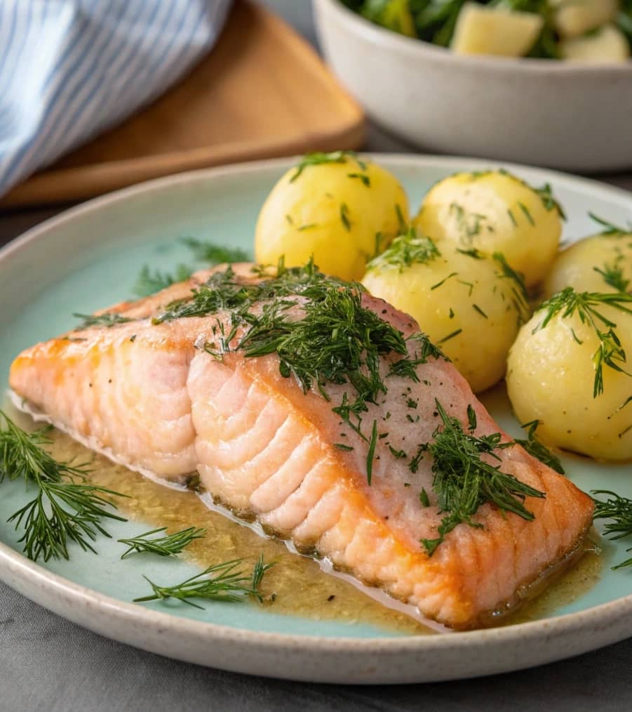 salmon-with-dill-and-potatoes
