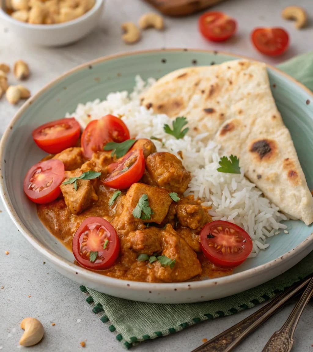 butter-chicken-with-rice--cherry-tomatos--cashew-a