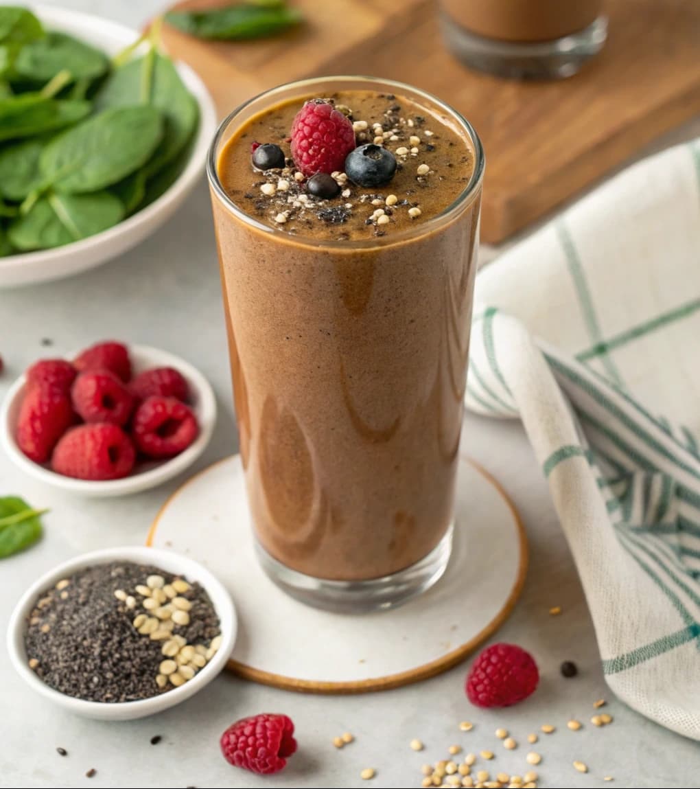 a-tall-glass-of-brown-keto-smoothie
