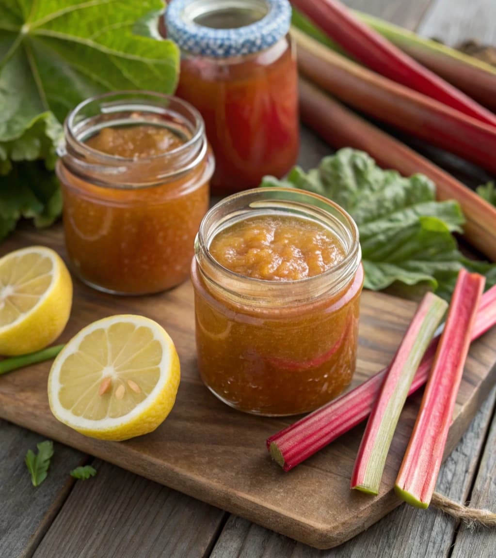 homemade-rhubarb-jam-in-glass