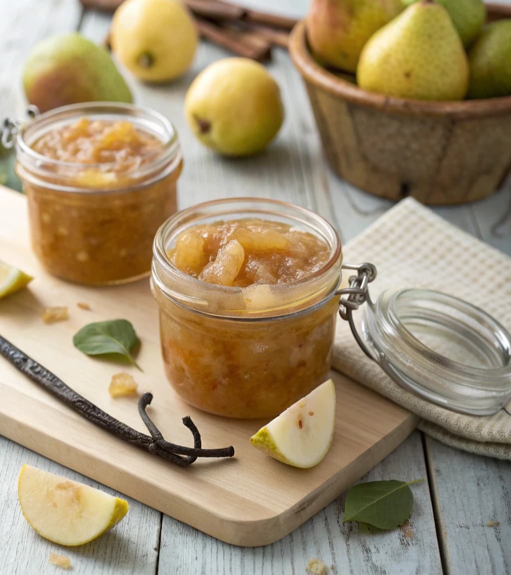 pear-jam-in-glass-jars