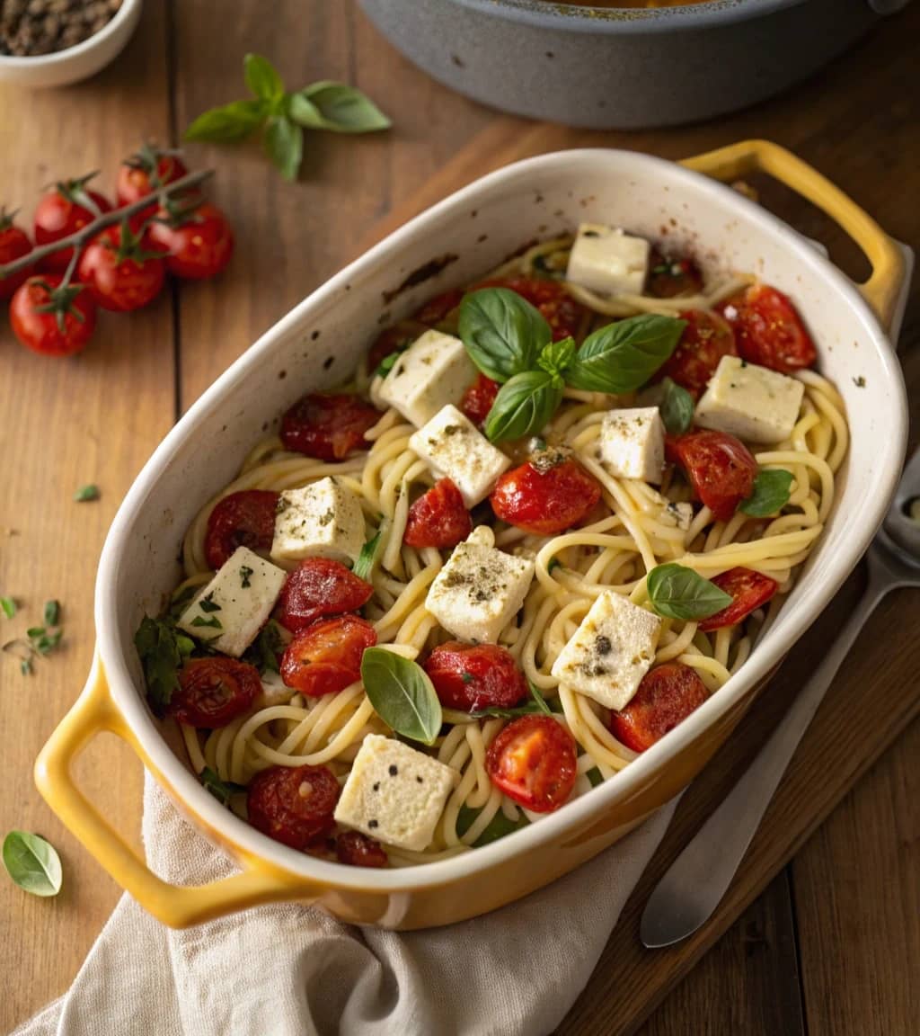 mediterranean-dish-backed-pasta