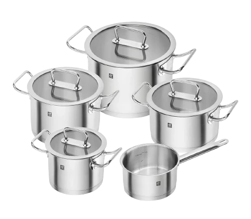 Zwilling Pro grytesett i rustfritt stål (5 deler)