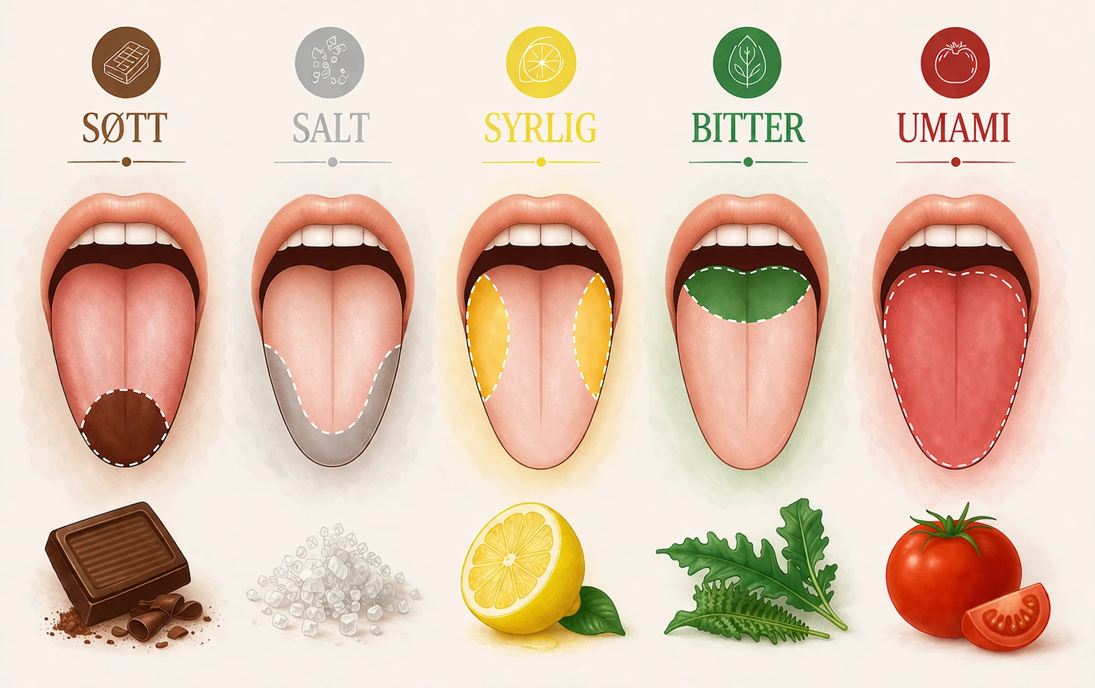 De forskjellige smakene